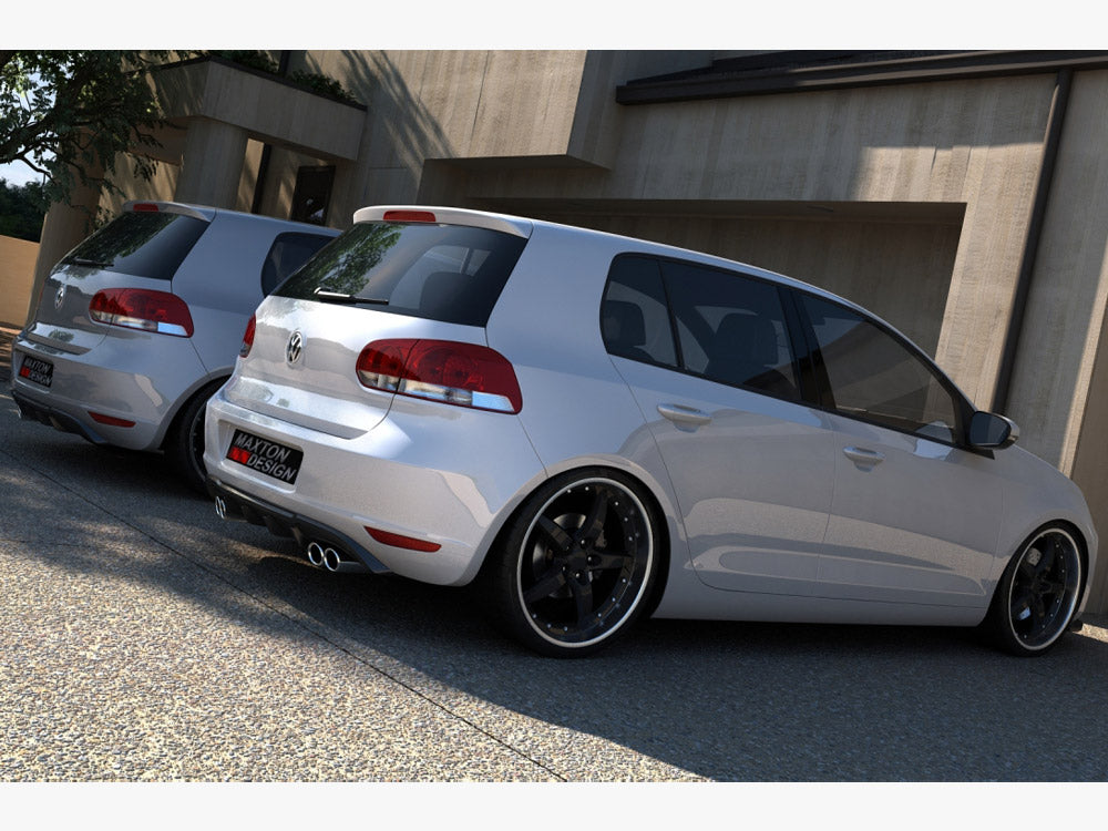 Rear Valance VW Golf VI With 2 Exhaust HOLE Maxton Design