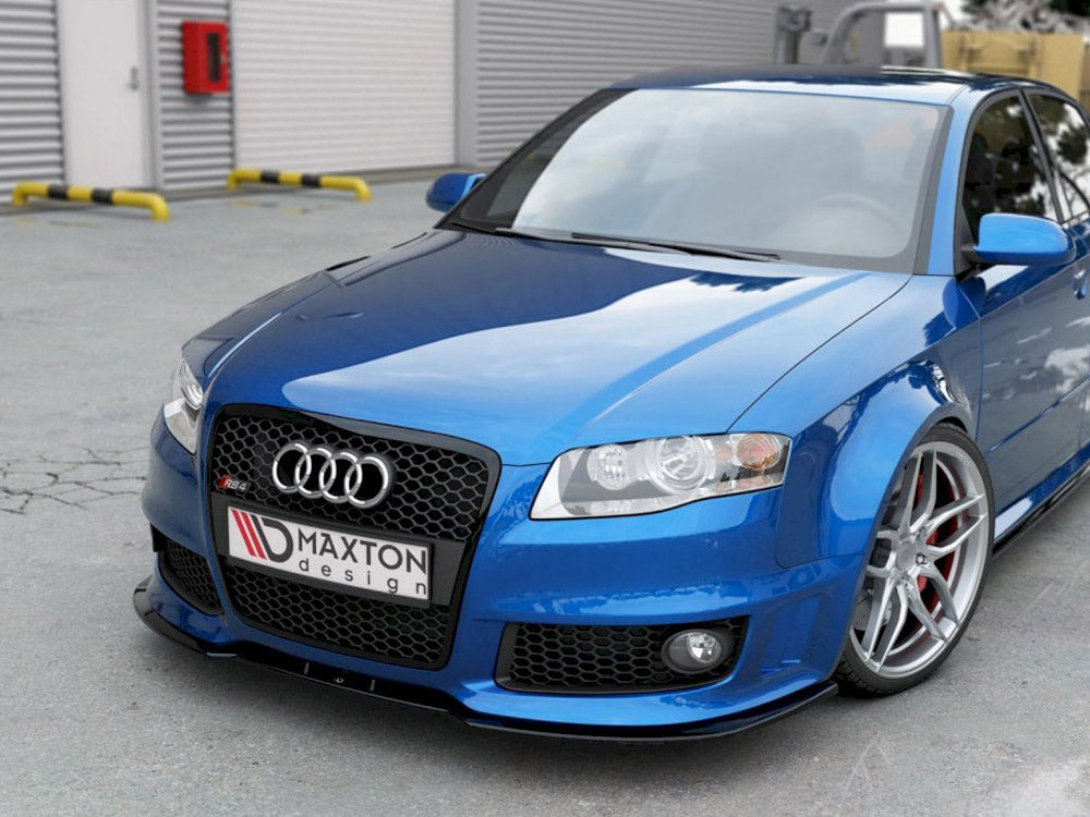 Front Splitter V2AUDI RS4 B7 2006-2008 Maxton Design