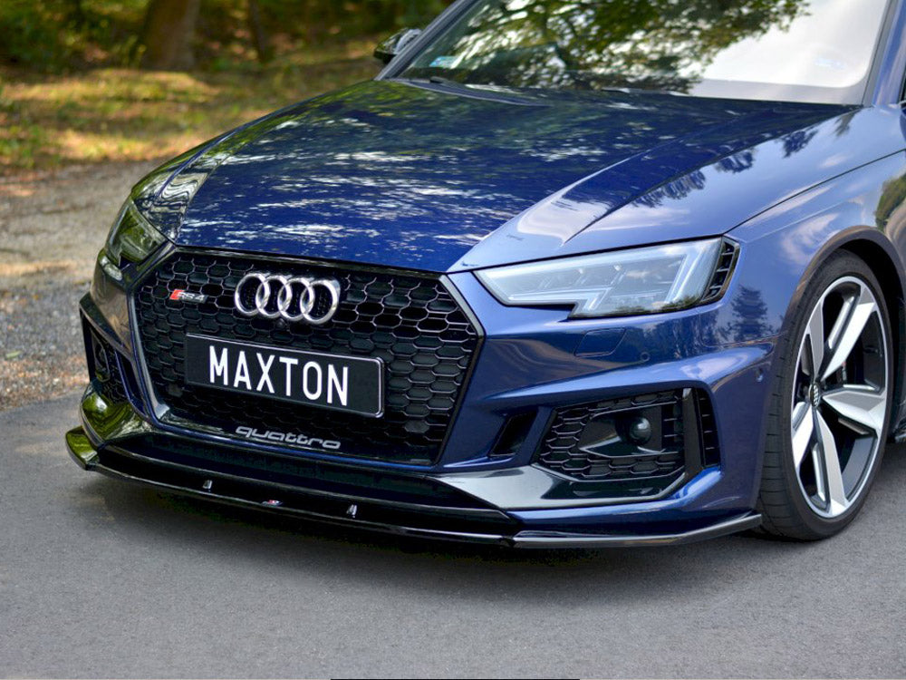 Front Splitter V.1 Audi RS4 B9 2017-2019 Maxton Design