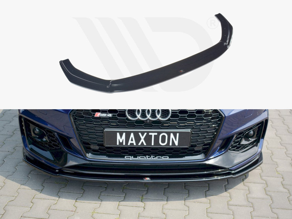 Front Splitter V.2 Audi RS4 B9 2017-2019 Maxton Design