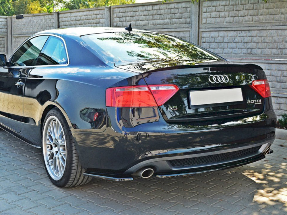 Central Rear Splitter Audi A5 S-Line 8T Maxton Design