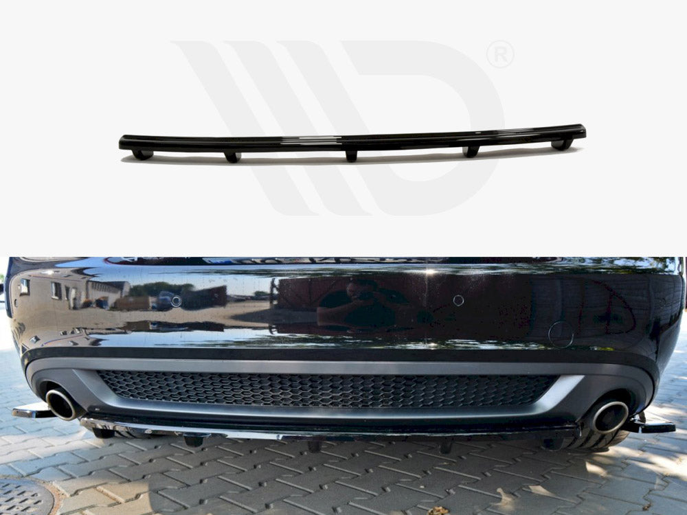 Central Rear Splitter (Vertical Bars) Audi A5 S-Line 8T Maxton Design