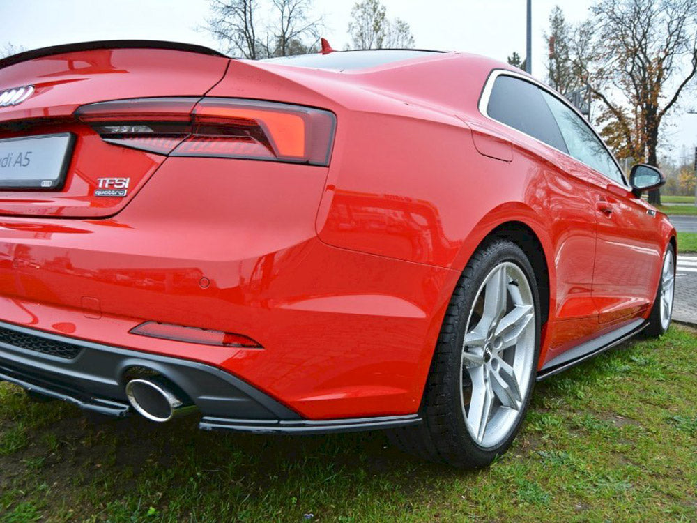 Rear Side Splitters Audi A5 F5 S-Line Coupe 2016- Maxton Design