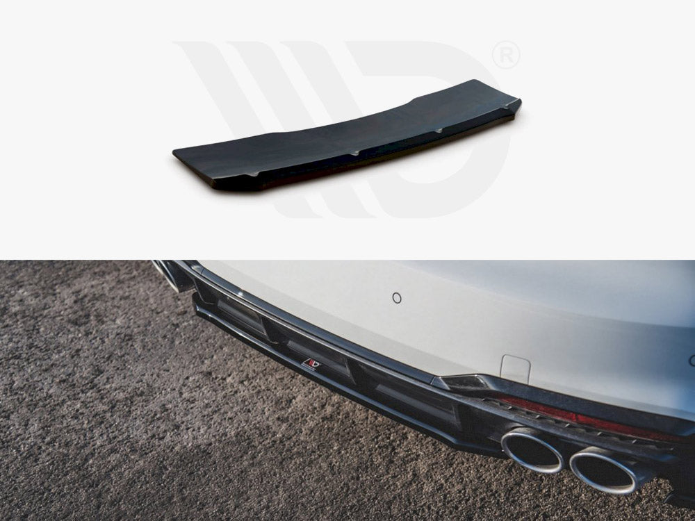 Central Rear Splitter Audi S5 Sportback F5 Facelift 2019- Maxton Design