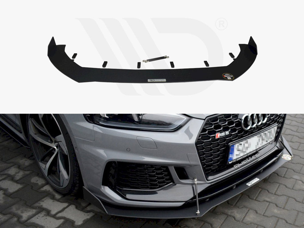 Racing Front Splitter V.2 Audi RS5 F5 Coupe / Sportback Maxton Design