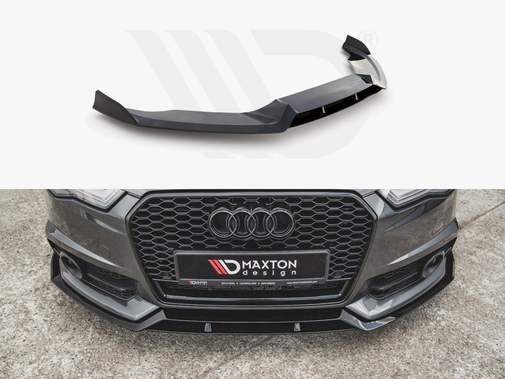 Front Splitter Audi S6 / A6 S-Line C7 FL Maxton Design