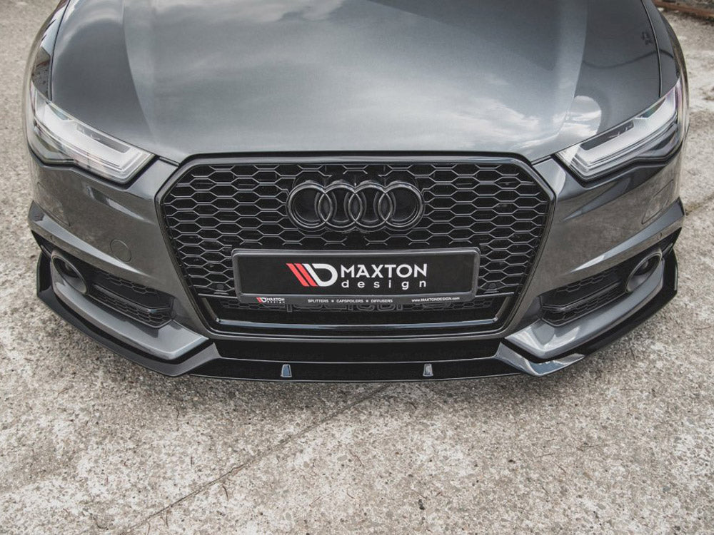 Front Splitter Audi S6 / A6 S-Line C7 FL Maxton Design