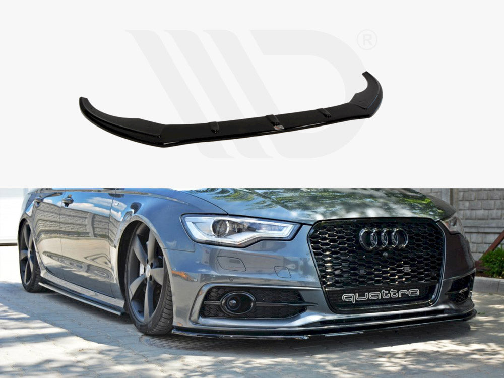 Front Splitter V.1 Audi S6 / A6 C7 S-line 2011-2014 Maxton Design