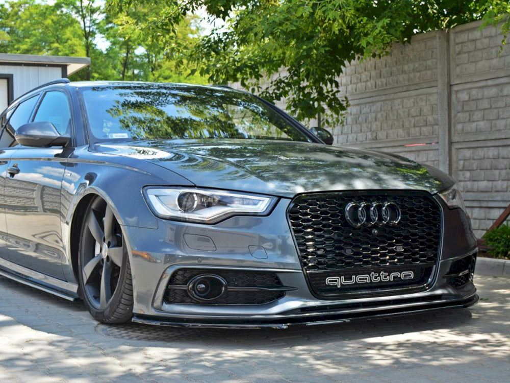 Front Splitter V.1 Audi S6 / A6 C7 S-line 2011-2014 Maxton Design