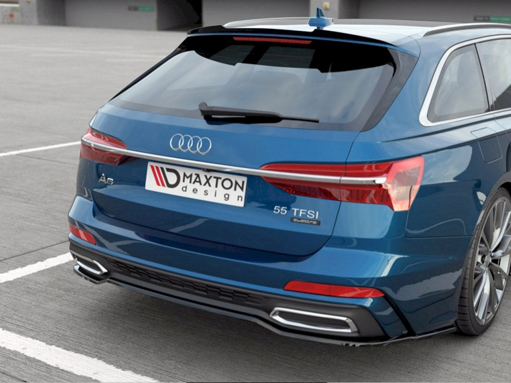 Central Rear Splitter Audi A6 S-Line Avant C8 Maxton Design