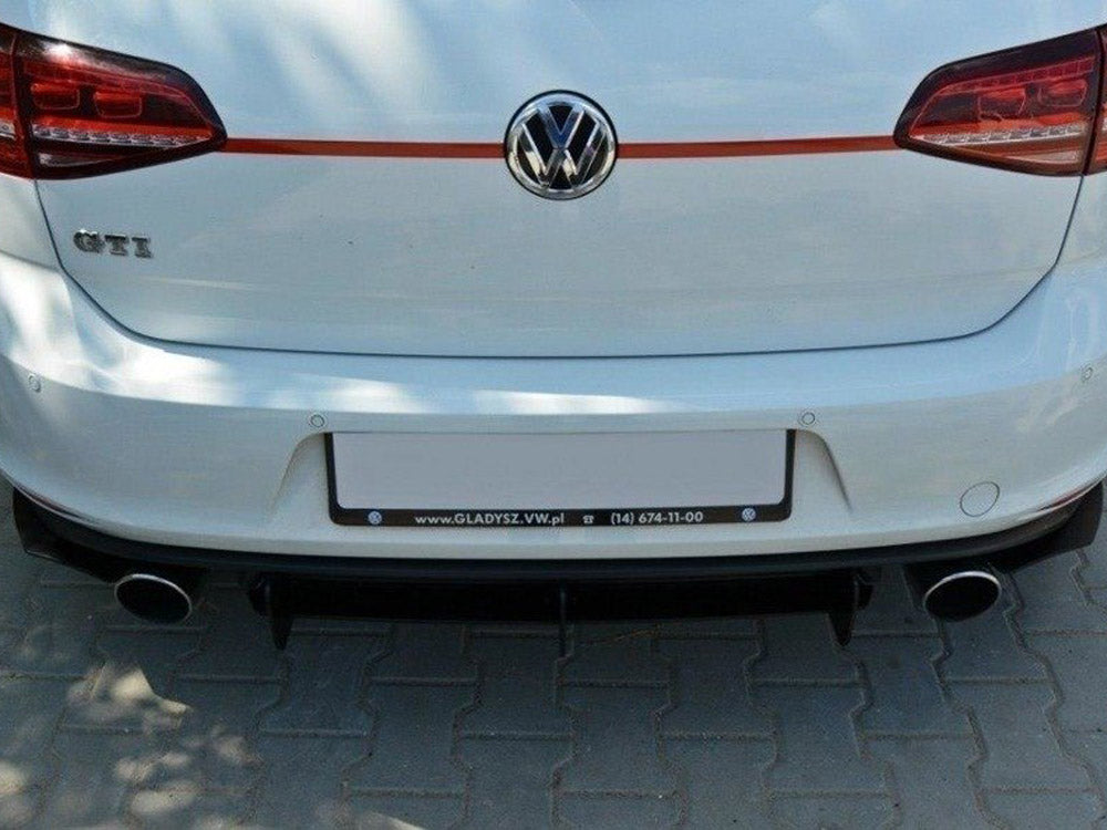 VW Golf MK7 GTI Rear Diffuser &amp; Rear Side Splitters Maxton Design