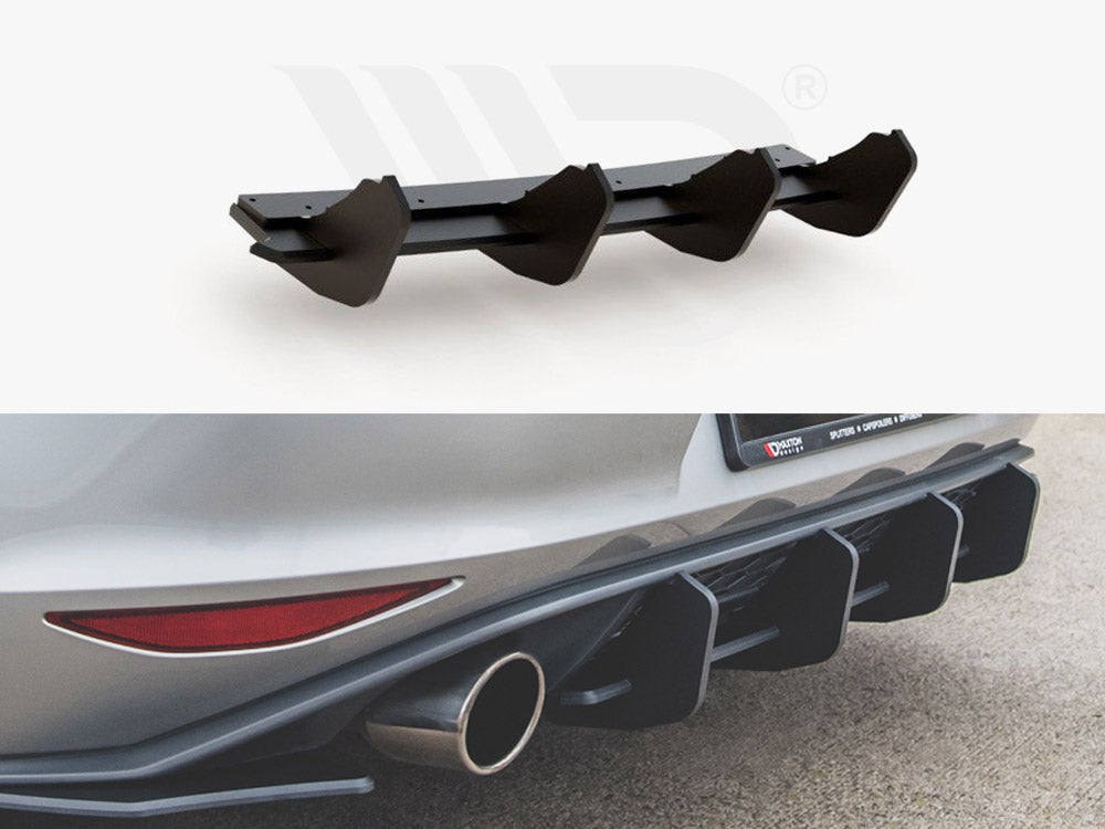 Maxton Racing Rear Diffuser V.2 VW Golf Mk7 GTI Maxton Design