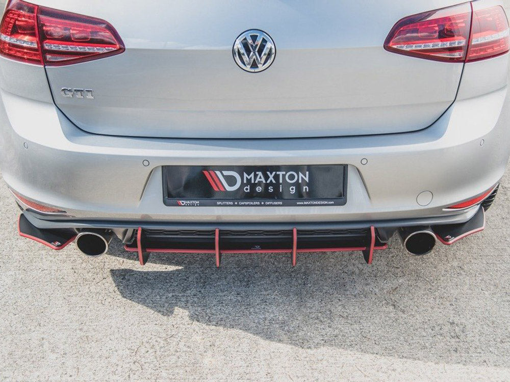 Maxton Racing Rear Side Splitters V.2 VW Golf Mk7 GTI Maxton Design