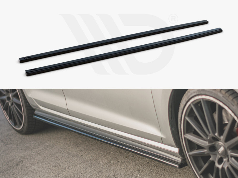 Side Skirts Diffusers V2 VW Golf 7 GTI 2013-2016 Maxton Design