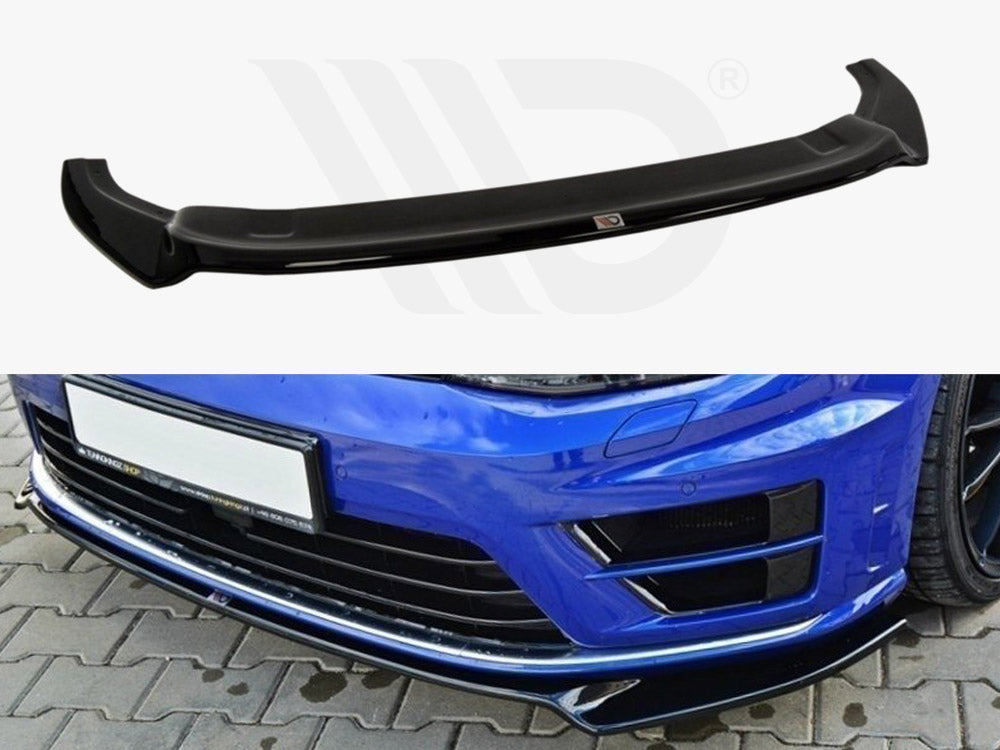 Front Splitter V.2 VW Golf 7 R / R-line 2012-2016 Maxton Design