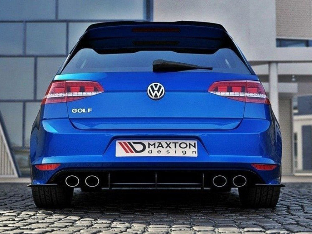 VW Golf 7 R Hatchback Rear Diffuser & Rear Side Splitters 2013-2016 Maxton Design