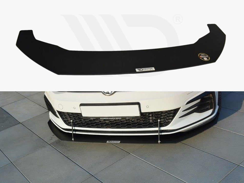 Front Racing Splitter V.1 VW Golf GTI 7.5 2017-19 Maxton Design