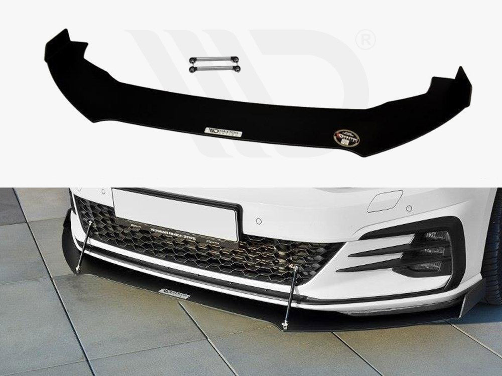 Front Racing Splitter V.2 VW Golf GTI 7.5 2017-19 Maxton Design