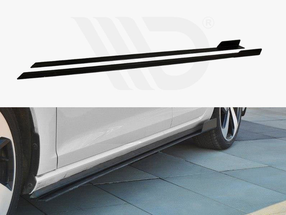 Racing Side Skirts Diffusers VW Golf GTI 7.5 2017- Maxton Design