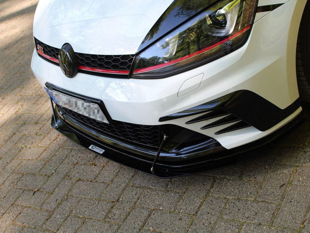 Front Racing Splitter VW MK7 GTI Clubsport 2016-2017 Maxton Design