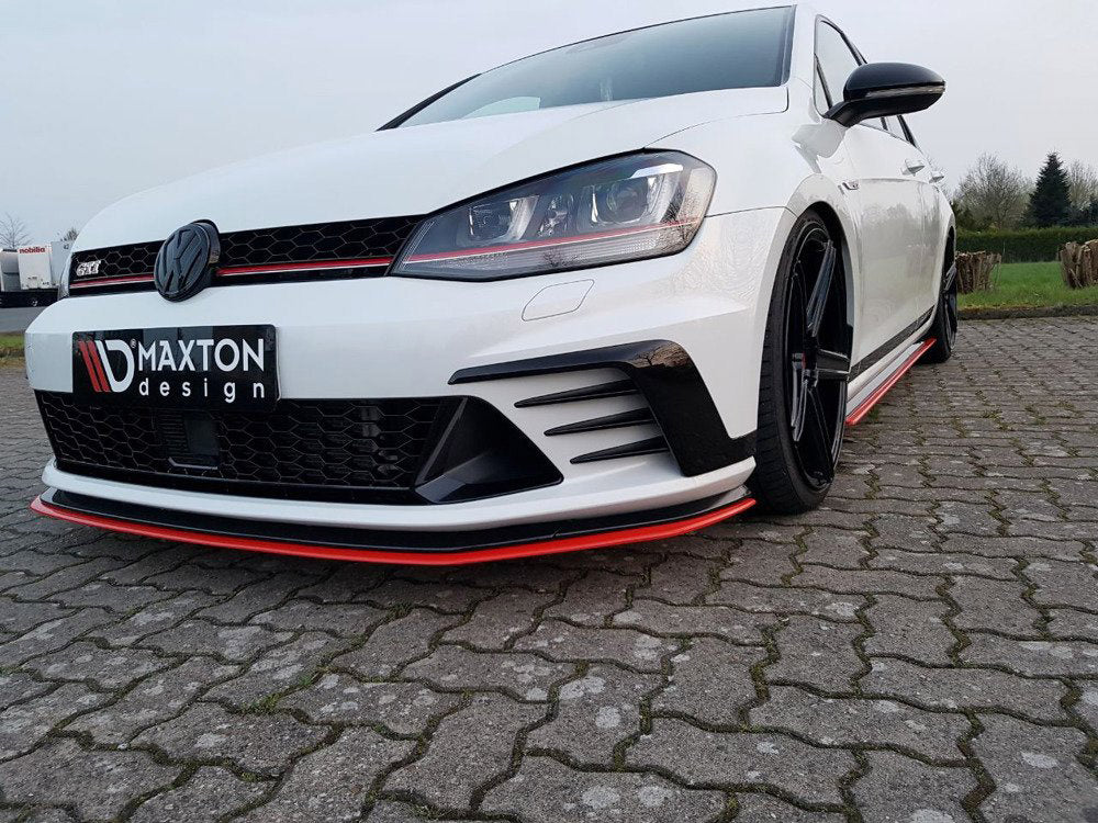 Front Splitter VW Golf MK7 GTI Clubsport 2016-2017 Maxton Design