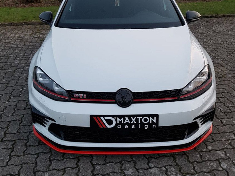 Front Splitter VW Golf MK7 GTI Clubsport 2016-2017 Maxton Design