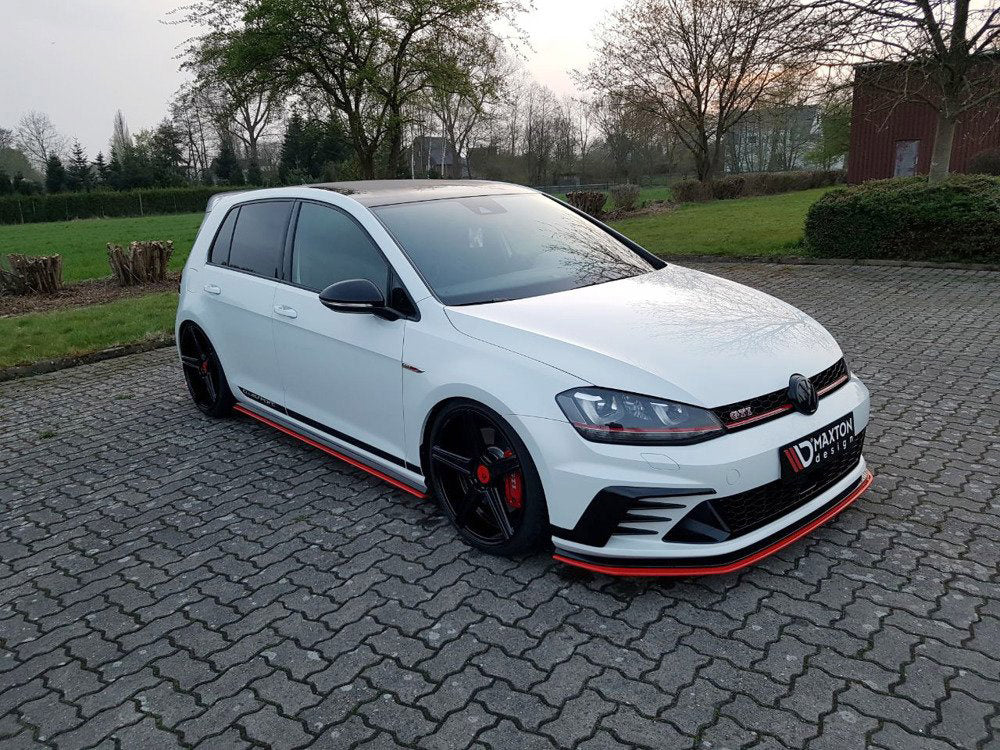 Front Splitter VW Golf MK7 GTI Clubsport 2016-2017 Maxton Design