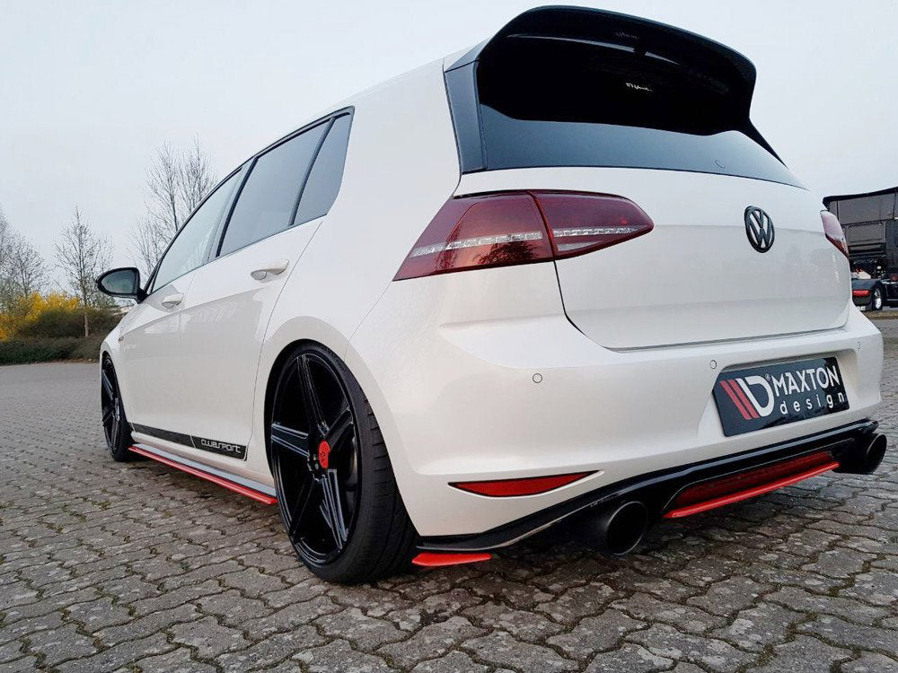 Rear Side Splitters VW Golf MK7 GTI Clubsport 2016-2017 Maxton Design