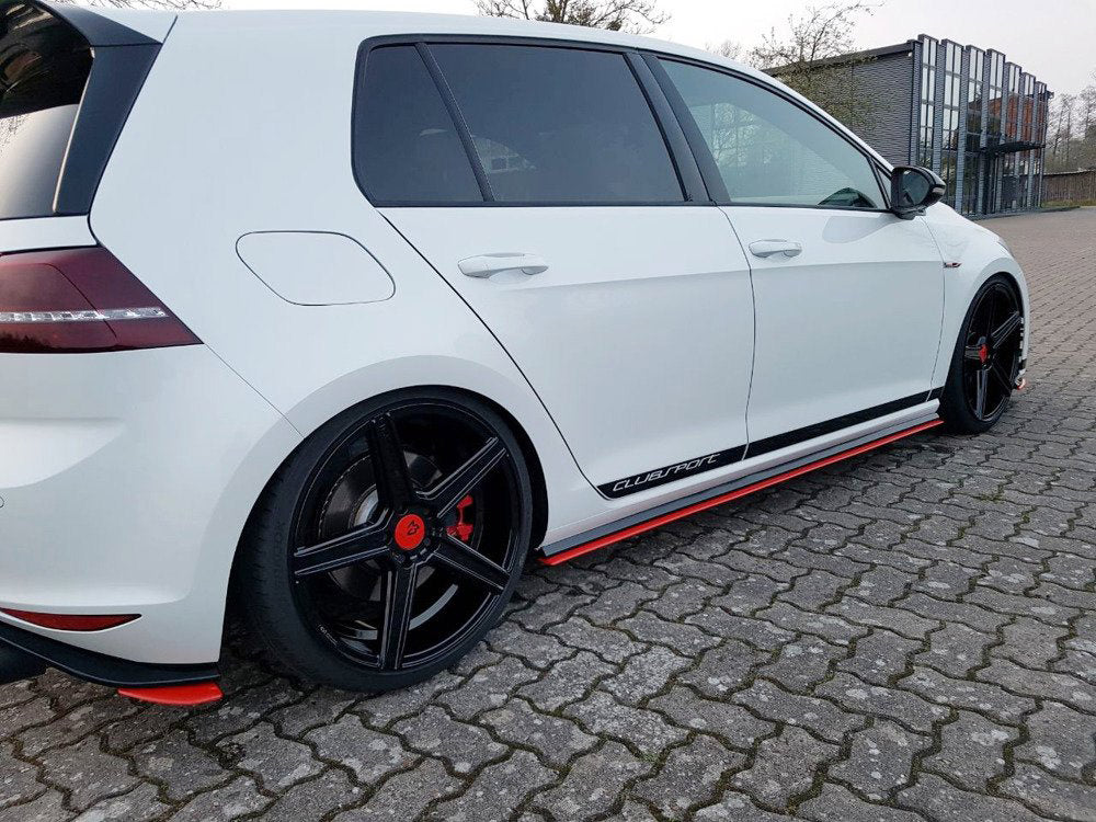 Side Skirts Diffusers VW Golf MK7 GTI Clubsport 2016-2017 Maxton Design