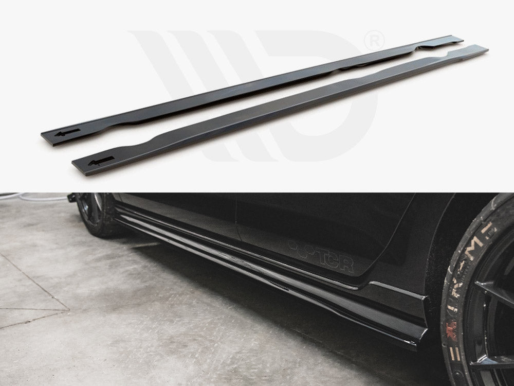 Side Skirts Splitters VW Golf MK7.5 GTI TCR 2019 Maxton Design