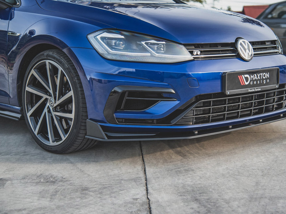 Maxton Racing Front Splitter V.2 VW Golf 7 R / R-Line Facelift Maxton Design