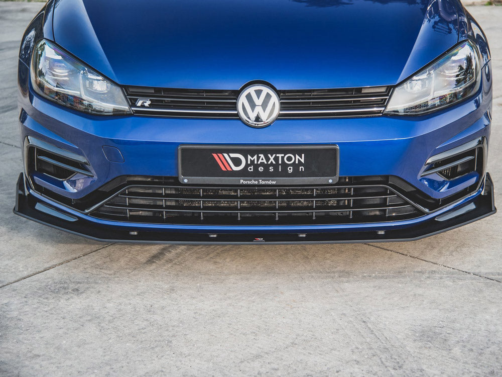 Maxton Racing Front Splitter V.2 VW Golf 7 R / R-Line Facelift Maxton Design