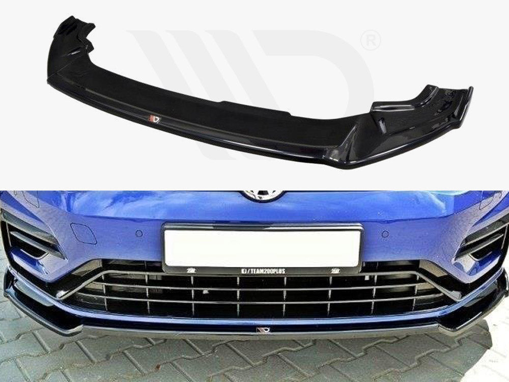 Front Splitter V.2 VW Golf 7 R / R-Line Facelift Maxton Design