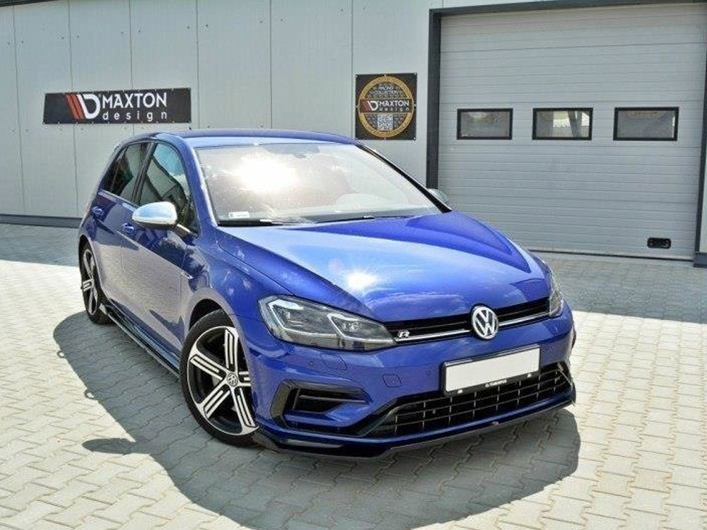 Front Splitter V.2 VW Golf 7 R / R-Line Facelift Maxton Design