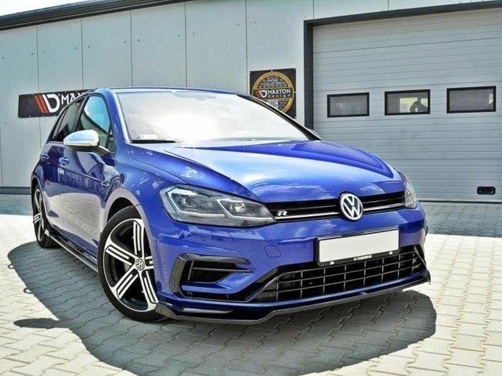 Front Splitter V.2 VW Golf 7 R / R-Line Facelift Maxton Design