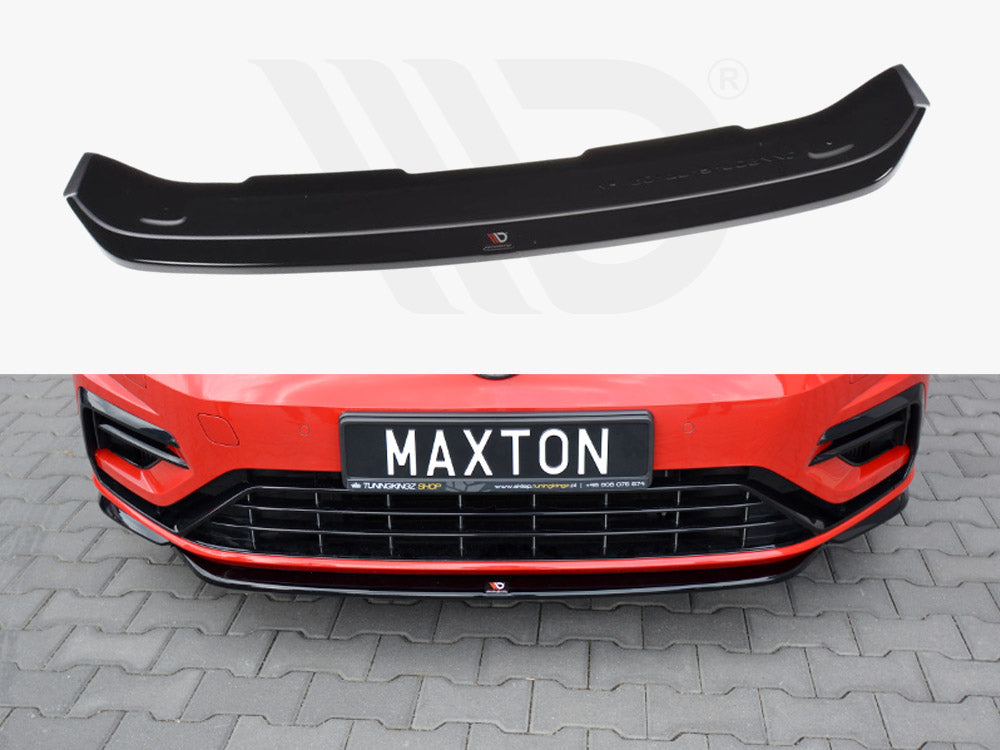 Front Splitter V.5 VW Golf 7 R / R-Line Facelift Maxton Design