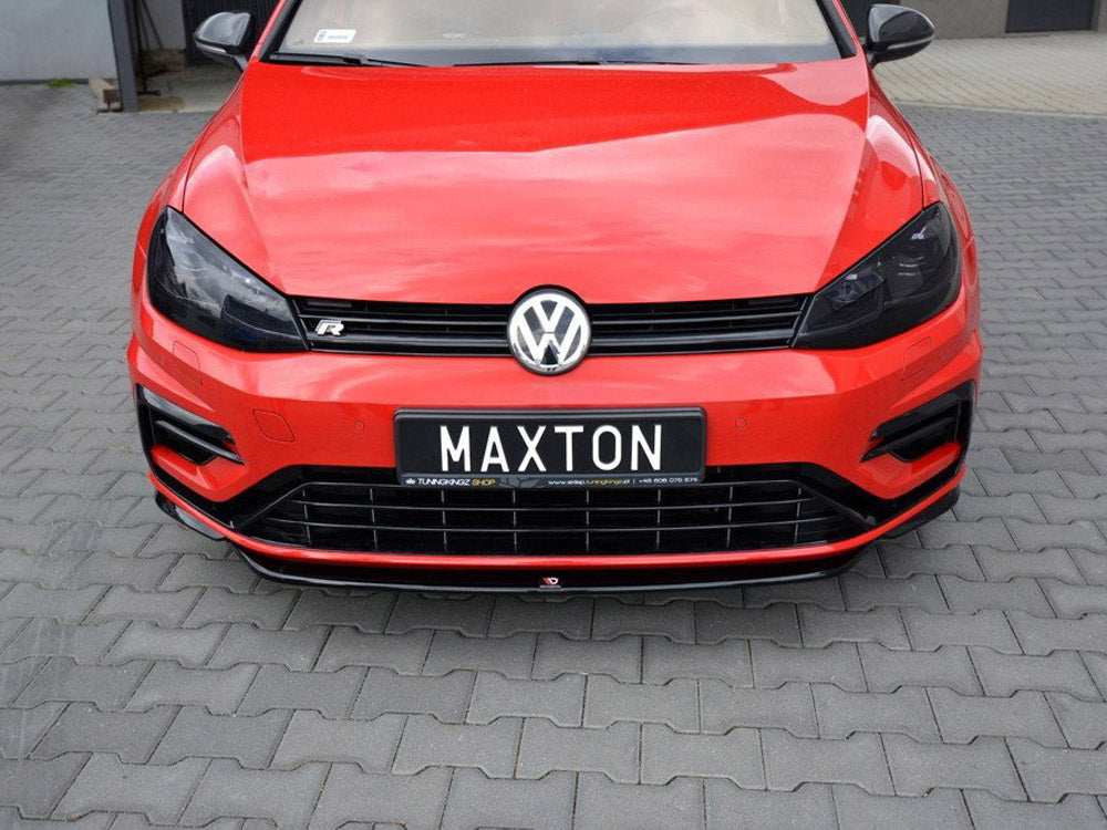 Front Splitter V.5 VW Golf 7 R / R-Line Facelift Maxton Design