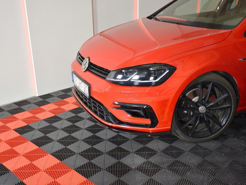 Front Splitter V.7 VW Golf 7 R / R-Line Facelift Maxton Design