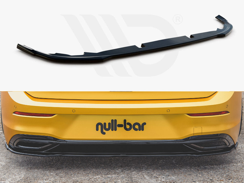 Central Rear Splitter VW Golf MK8 2020- Maxton Design