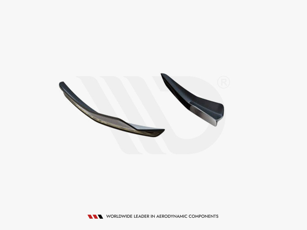 Front Bumper Wings (Canards) VW Golf 8 GTI / R-line 2020- Maxton Design