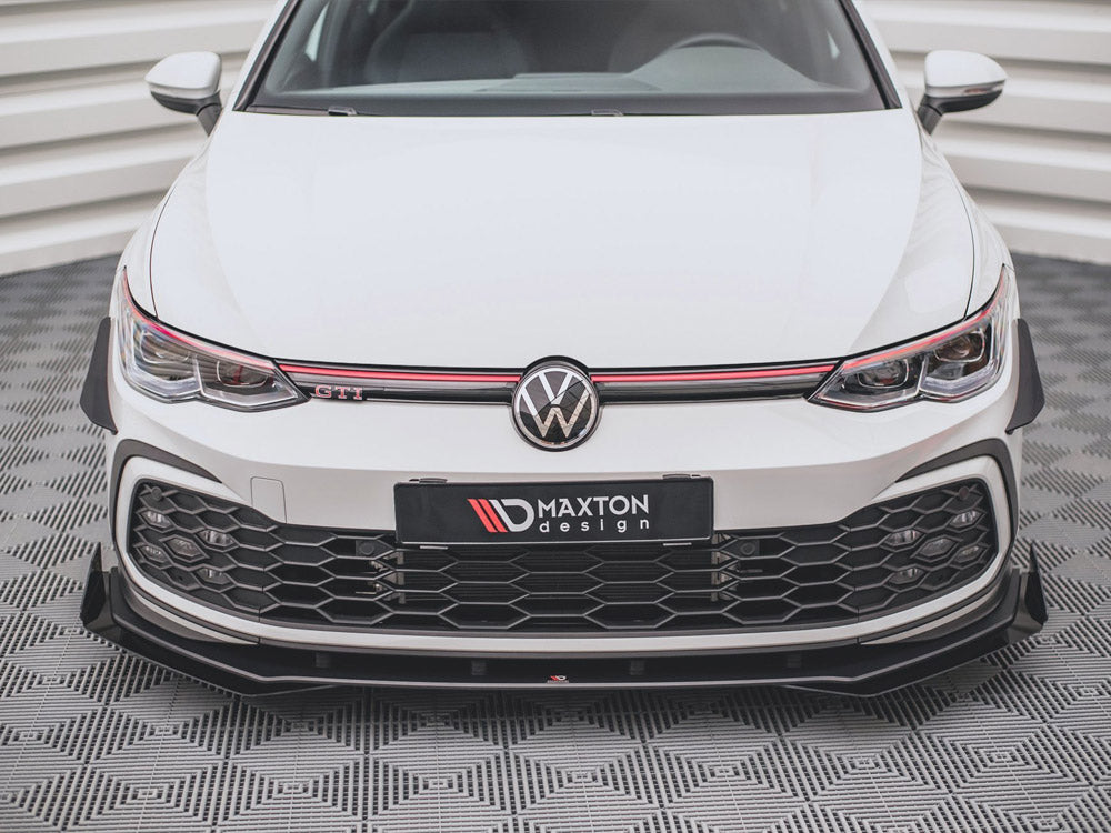 Front Bumper Wings (Canards) VW Golf 8 GTI / R-line 2020- Maxton Design