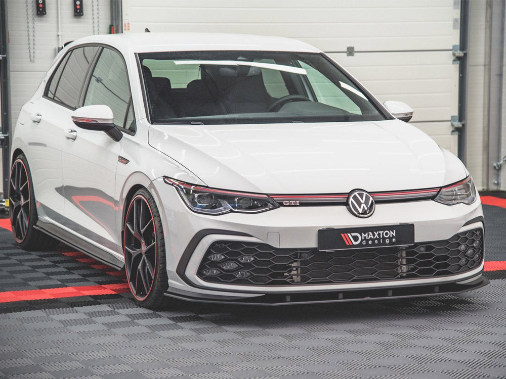 Racing Durability Front Splitter VW Golf 8 GTI / R-Line 2020- Maxton Design