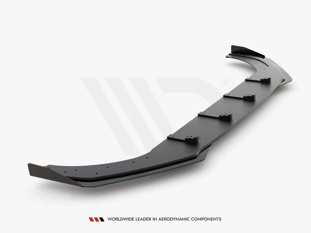 Racing Durability Front Splitter + Flaps VW Golf 8 GTI / R-Line 2020- Maxton Design