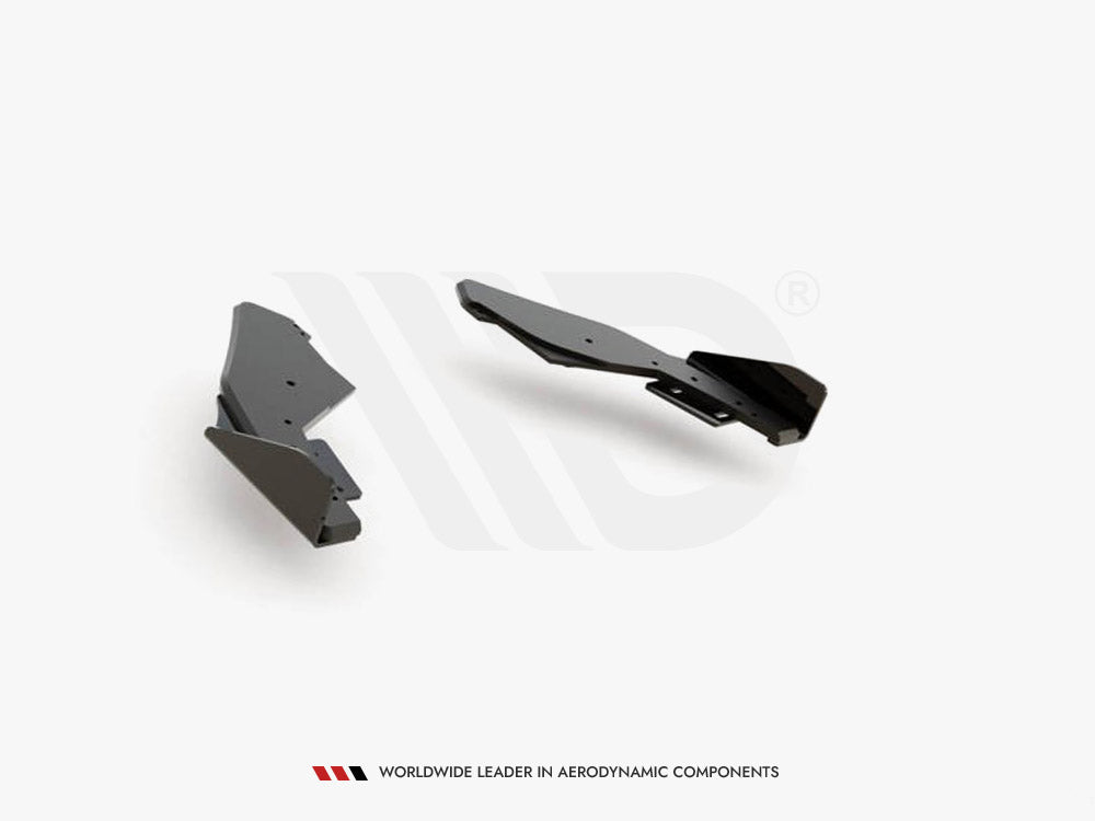 Racing Durability Rear Side Splitters (+flaps) VW Golf 8 GTI 2020- Maxton Design