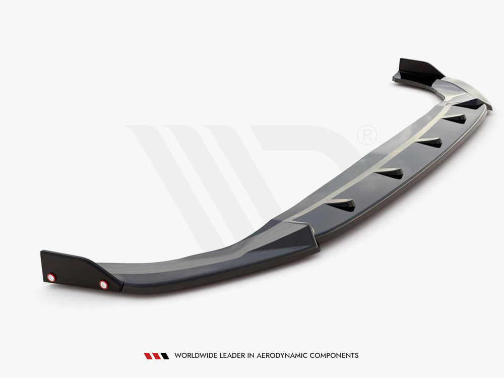 Front Splitter V.3 + Flaps VW Golf 8 GTI / R-Line Maxton Design