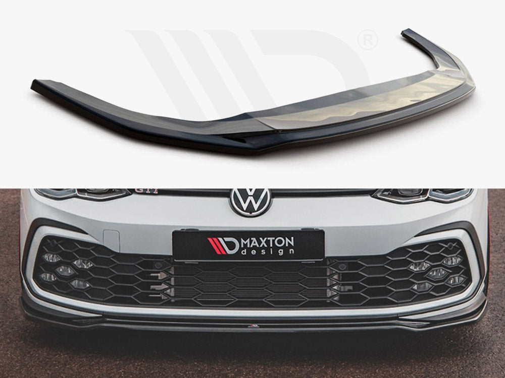 Front Splitter V4 VW Golf 8 GTI / R-line 2020- Maxton Design