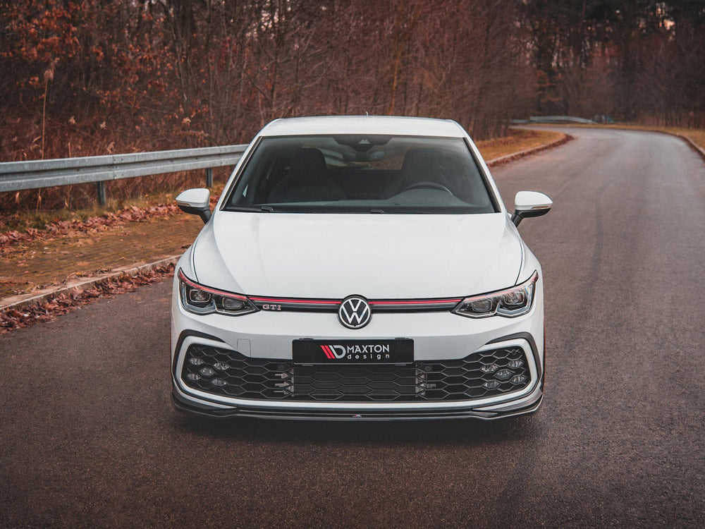 Front Splitter V4 VW Golf 8 GTI / R-line 2020- Maxton Design