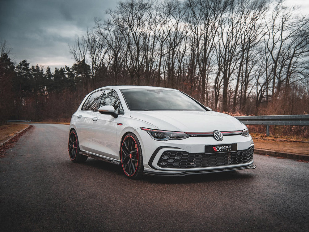 Front Splitter V4 VW Golf 8 GTI / R-line 2020- Maxton Design