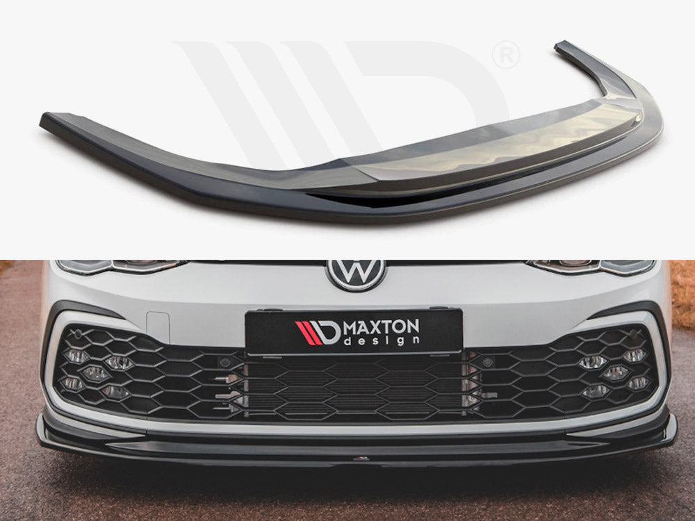 Front Splitter V5 VW Golf 8 GTI / R-line 2020- Maxton Design