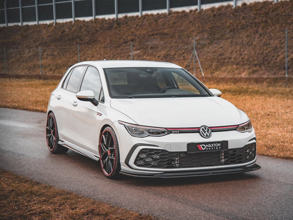 Front Splitter V5 VW Golf 8 GTI / R-line 2020- Maxton Design